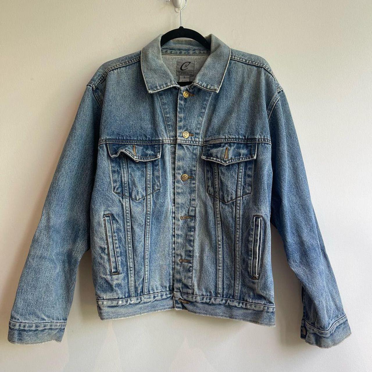 Vintage Claudio Nucci Denim Unisex Jacket - Large... - Depop