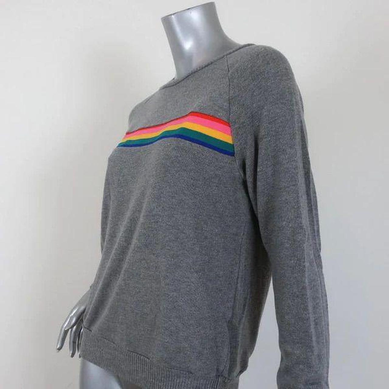 Product Image 1 - LNA Grey Rainbow Stripe Sweatshirt