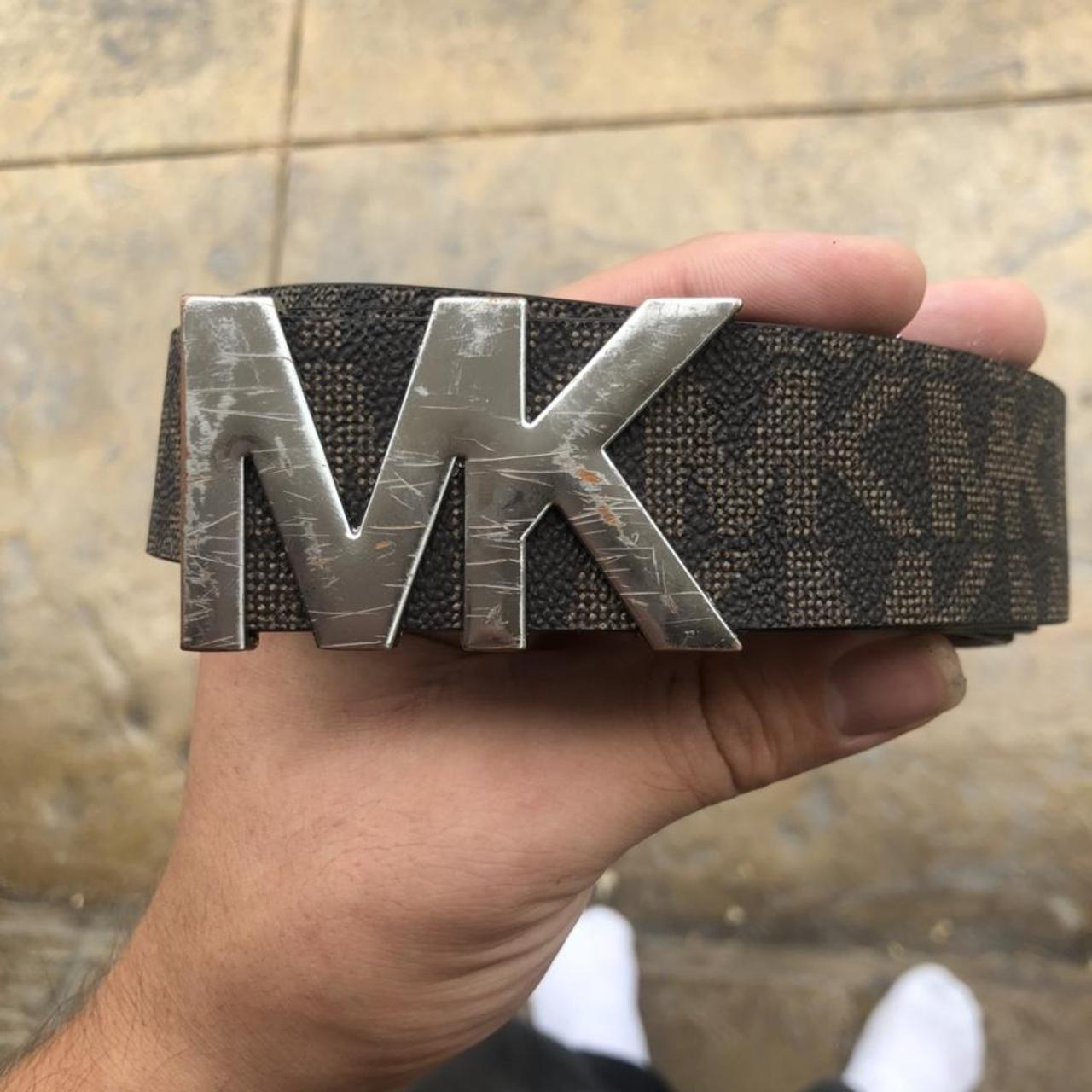 Michael Kors belt size xl , it has some scuffs on... Depop
