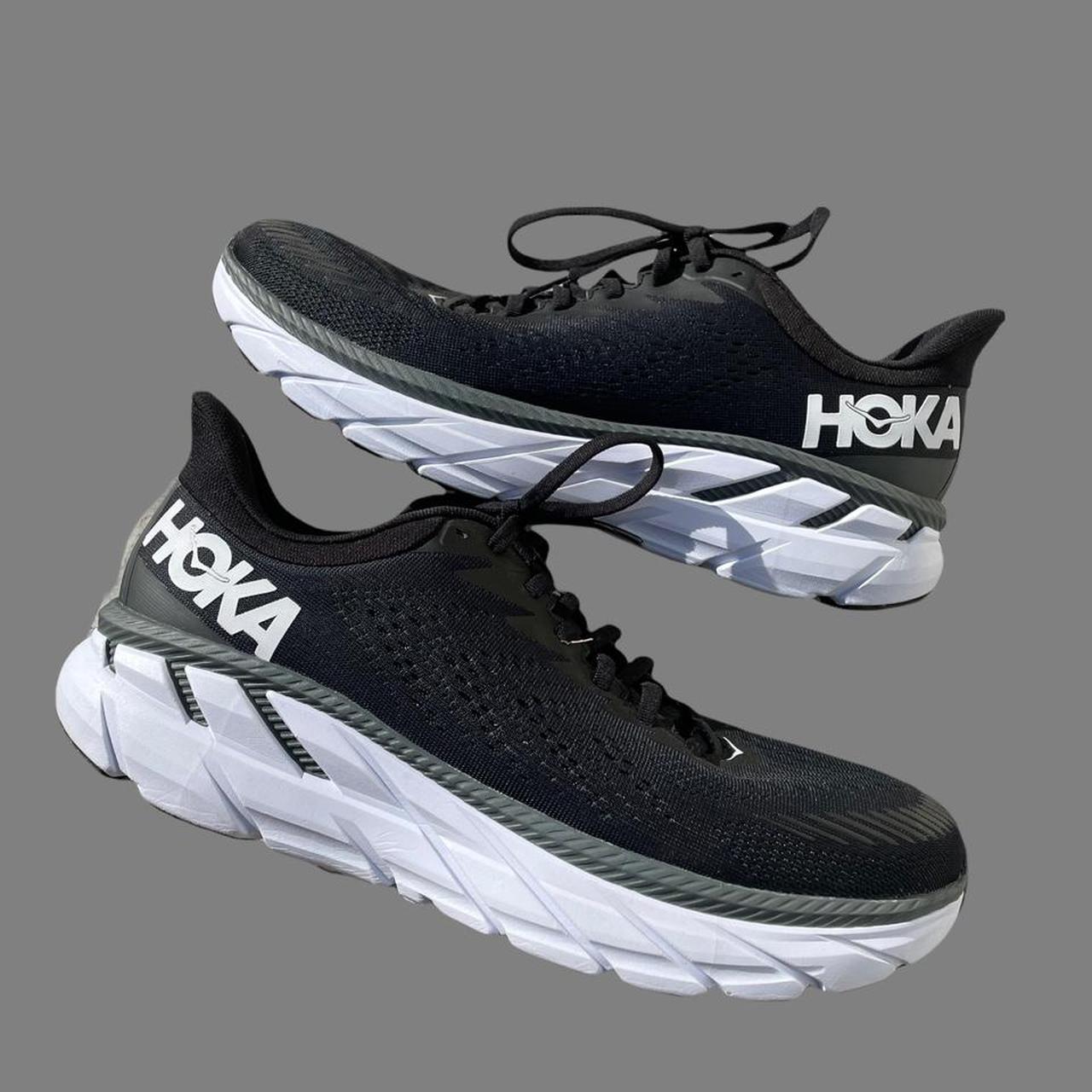 Men’s hoka one one running shoes in great condition... - Depop