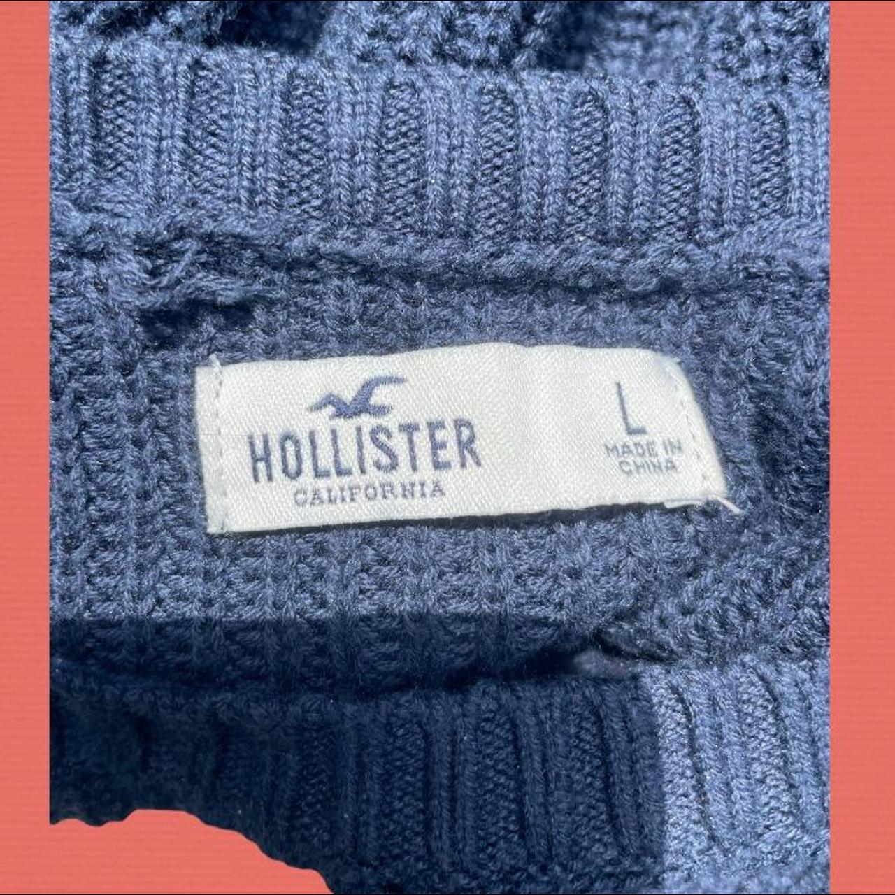 Hollister Co. Women's Navy Jumper | Depop