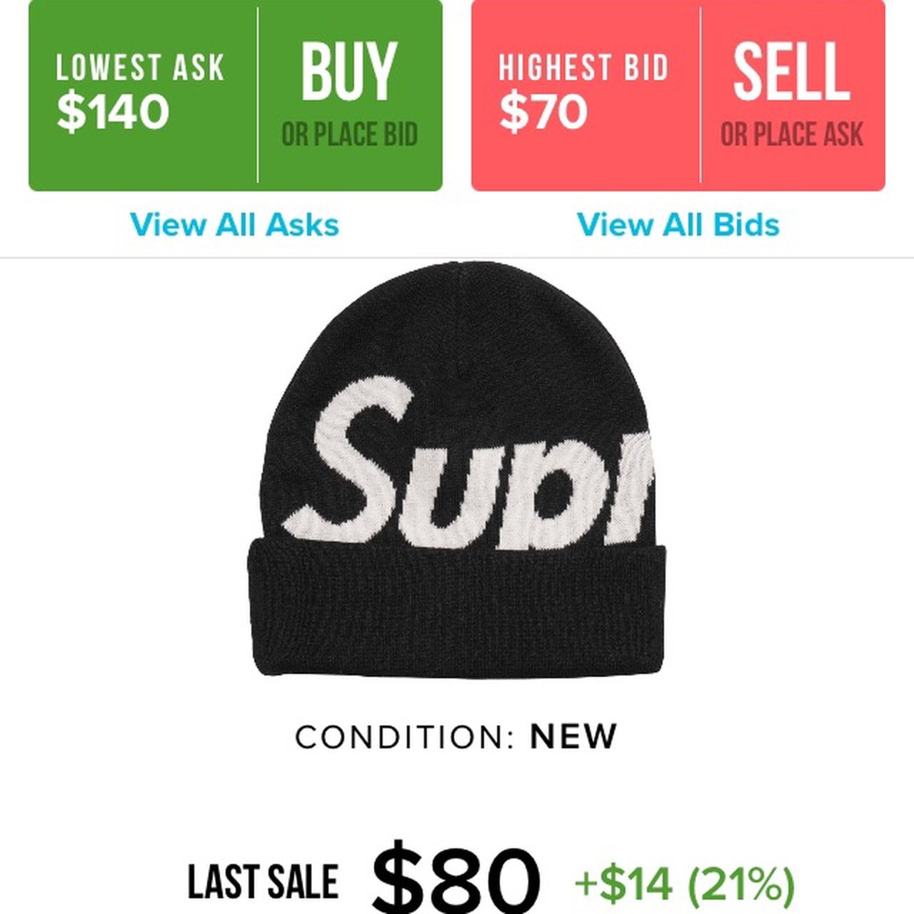 Supreme Big Logo Beanie from FW17, Deadstock , Ships...