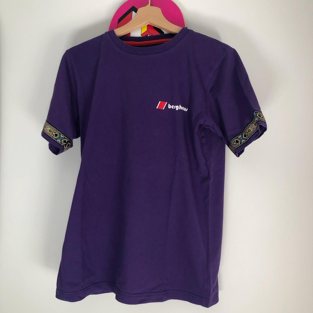 Berghaus t shirt purple Size s Like new - Depop