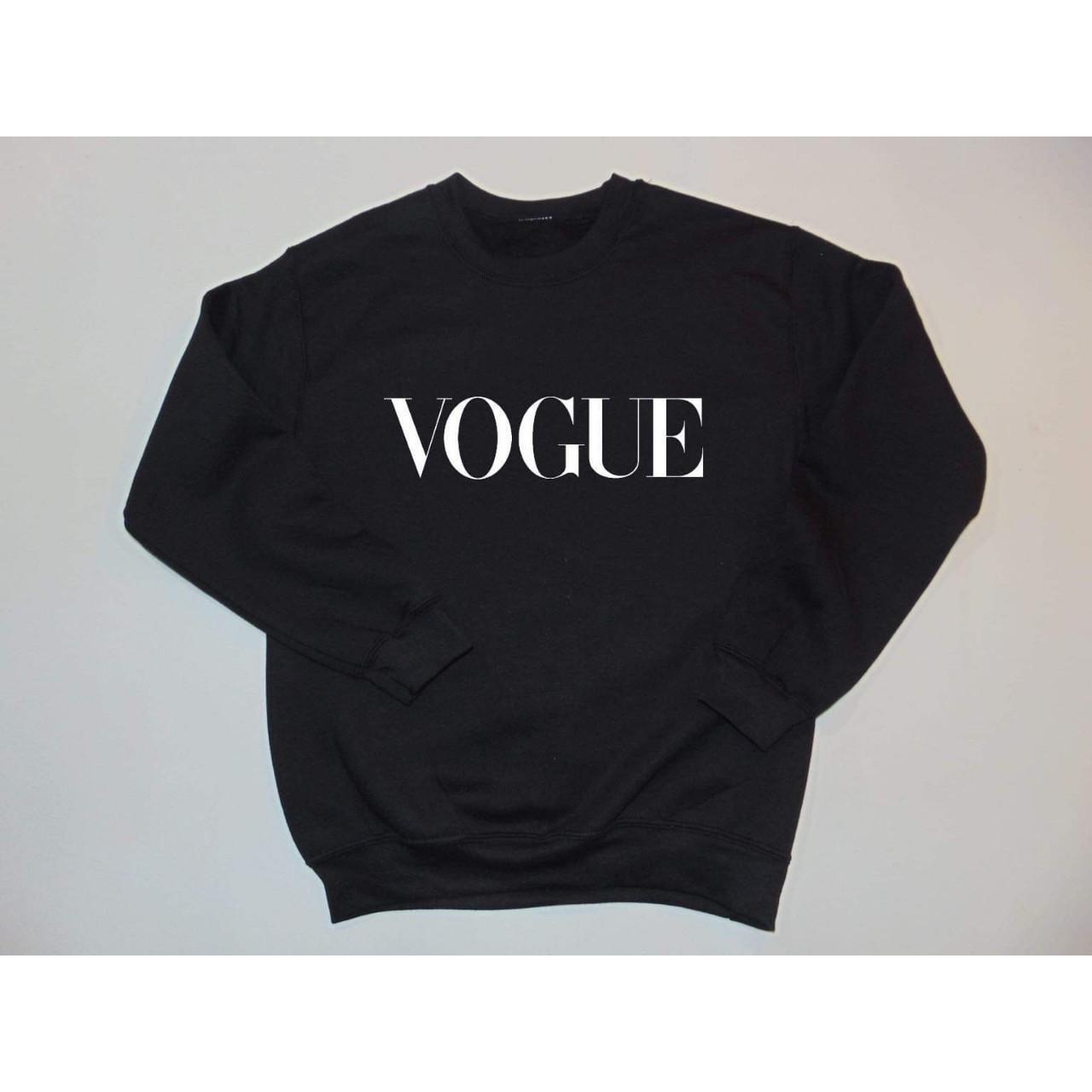 Forever 21 vogue crewneck sweater Unisex... - Depop