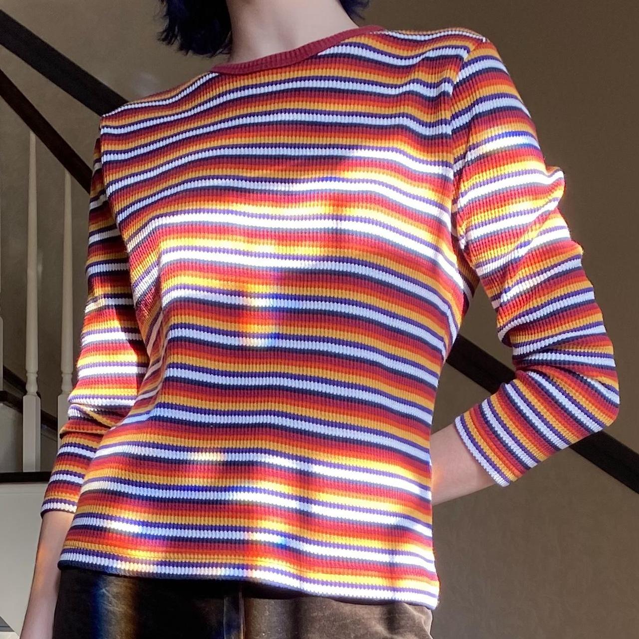 Product Image 1 - vintage 90s long sleeved multicolor