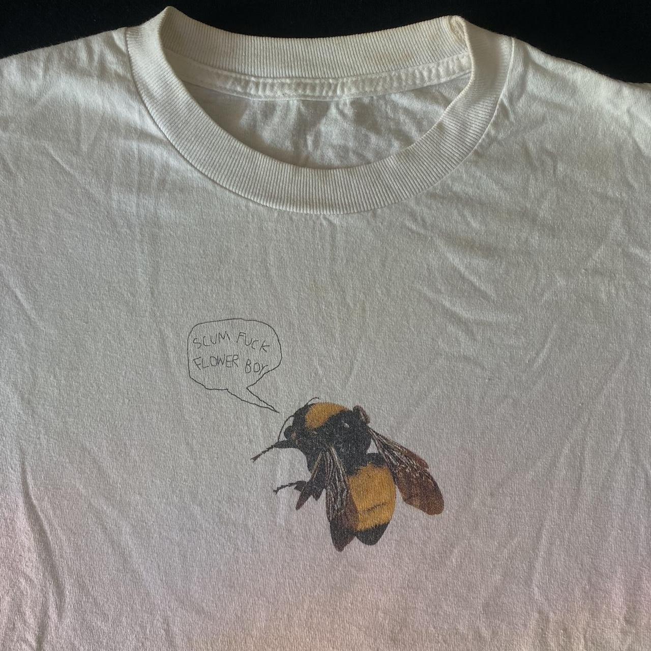 Golf Wang White Scum Fuck Flower Boy Bee Tshirt...