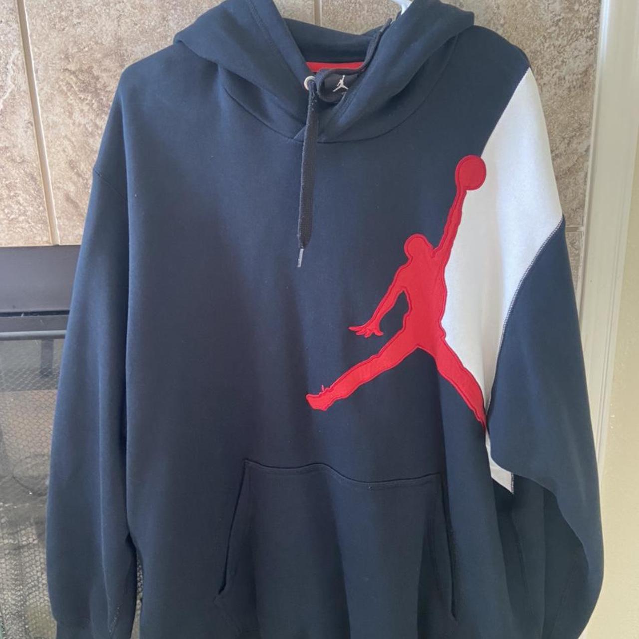 Air Jordan Vintage Hoodie in great condition tagged... - Depop