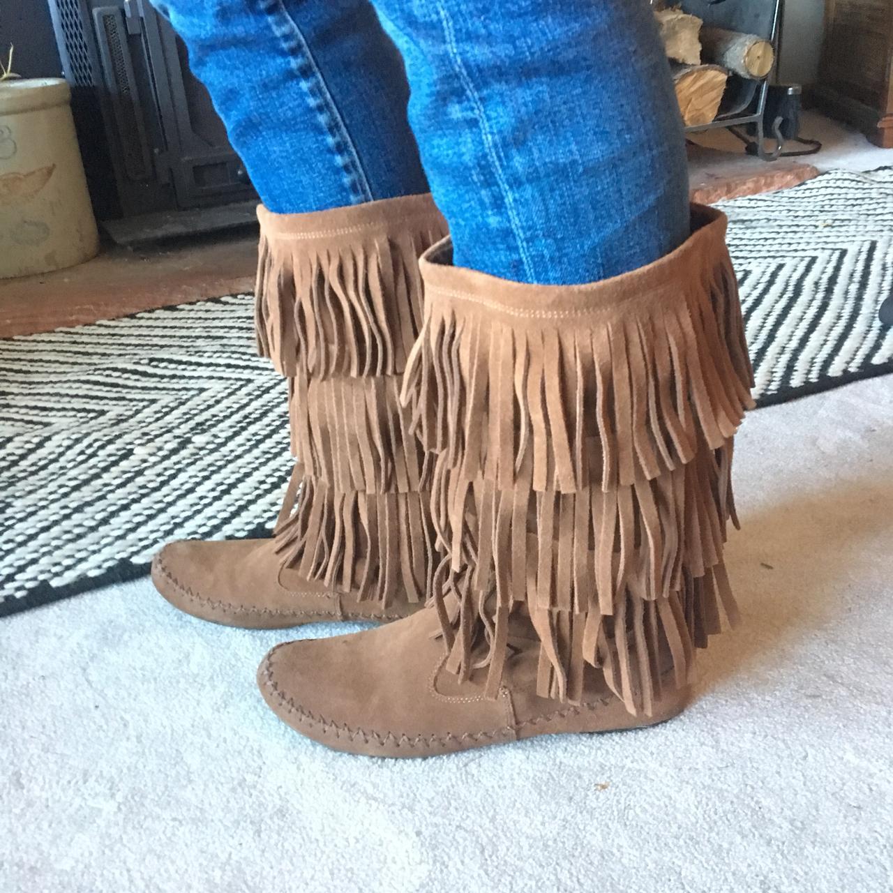 Lauren conrad fringe clearance boots