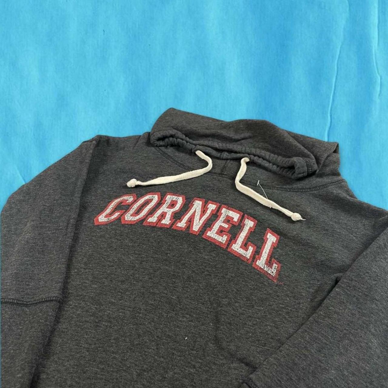 Dark Grey Cornell College Sweatshirt An essential... - Depop