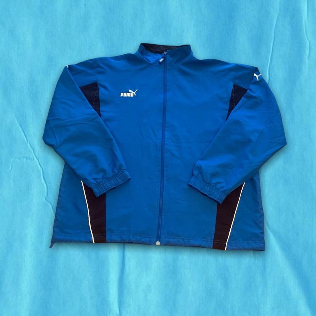 Blue Puma Track Jacket Condition - This is item is... - Depop