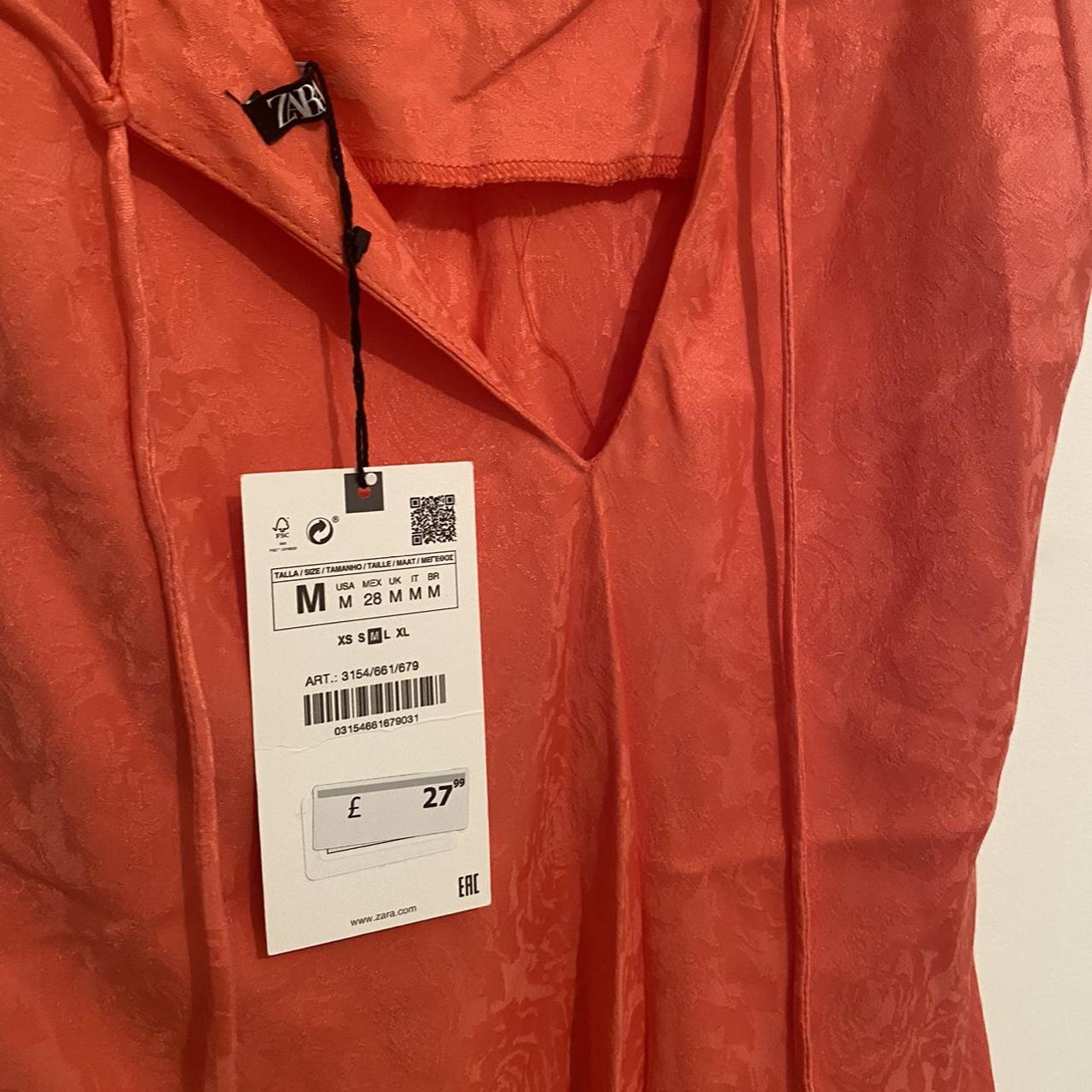 New pink Zara mini dress zara pink new minidress Depop