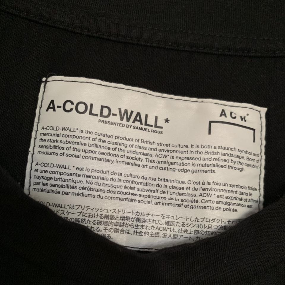 Acw a cold wall x fragment t-shirt Inner label is - Depop