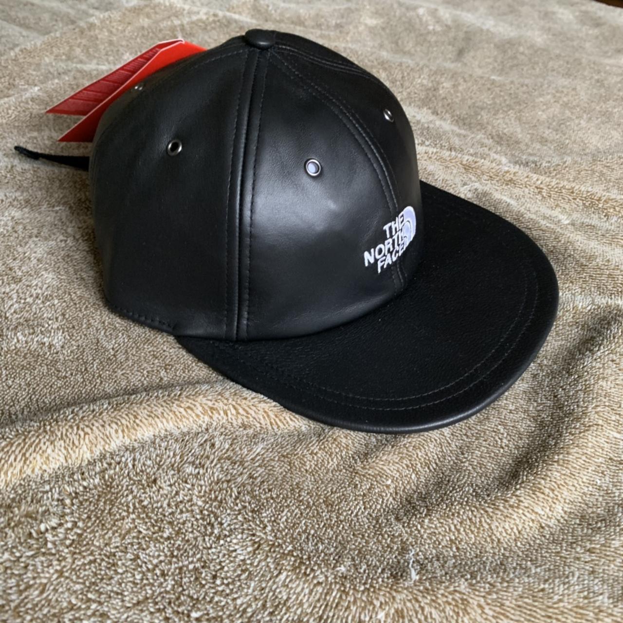 Supreme north face leather hot sale hat