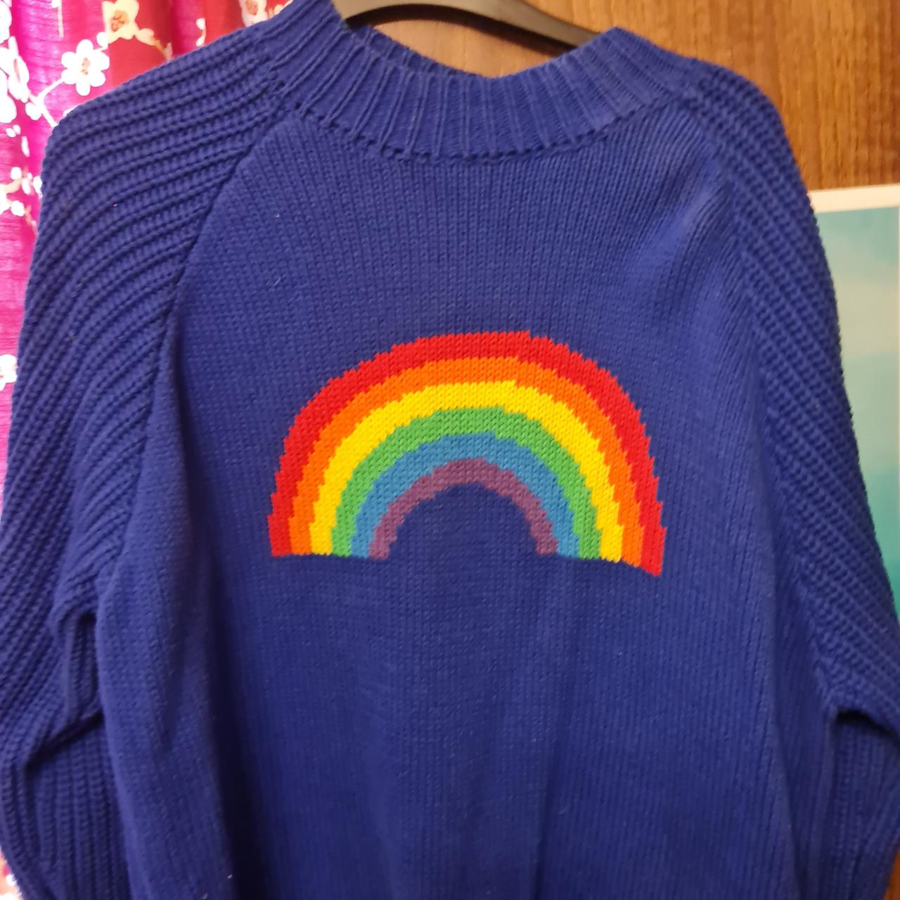 Lazy oaf rainbow deals jumper dress