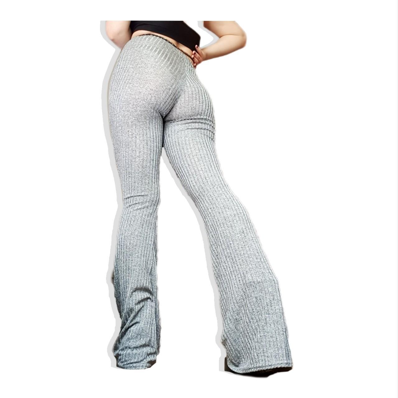 ⭐ Free Shipping ⭐ PLT Silver Ribbed Flares Skinny... Depop