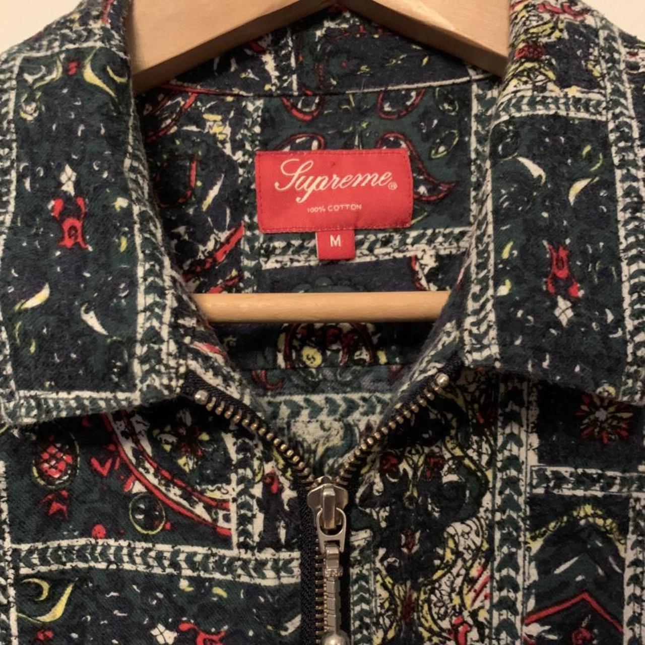 Vintage Supreme broken paisley flannel, In...