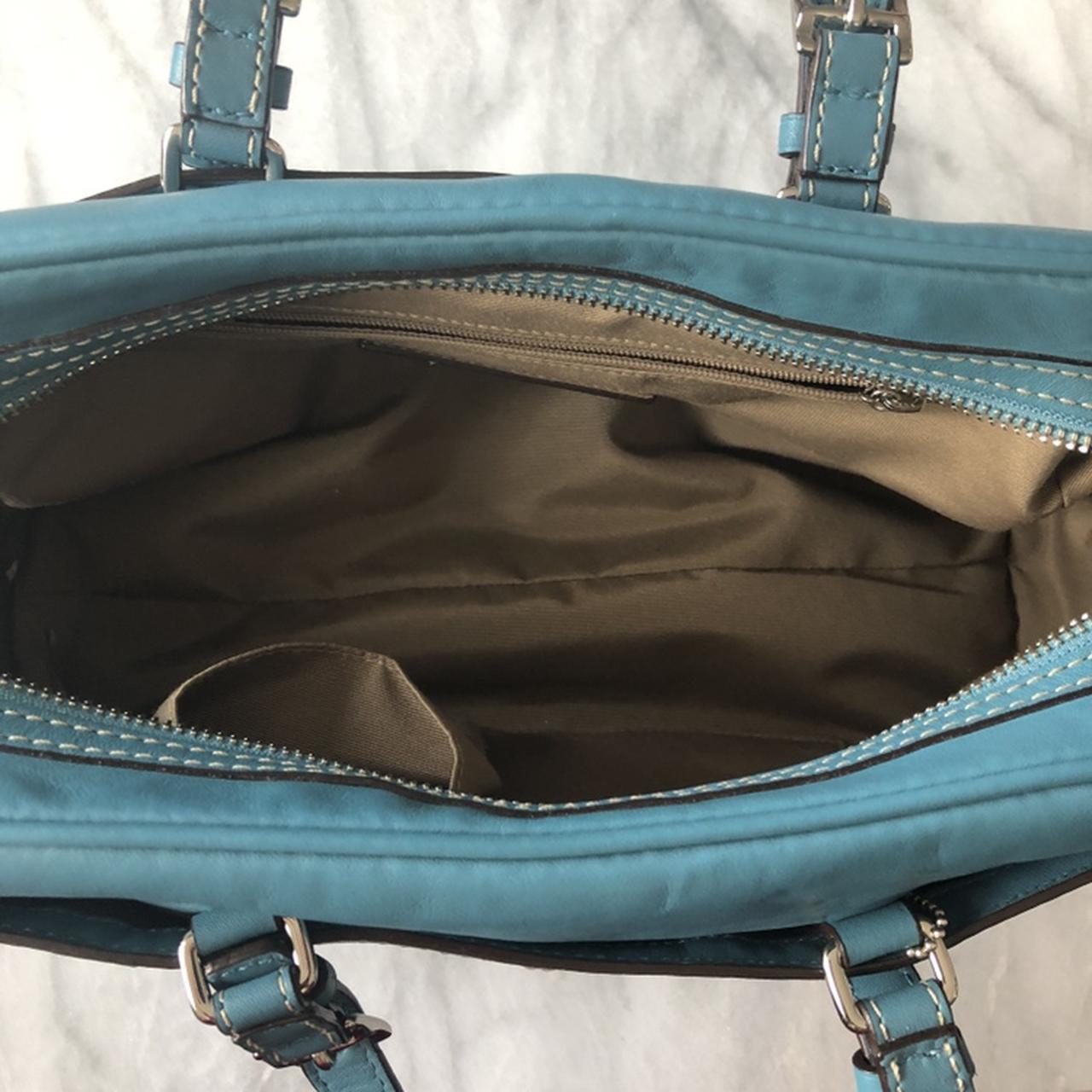 Coach Mini Bennett Satchel in Color Seafoam/Silver / - Depop