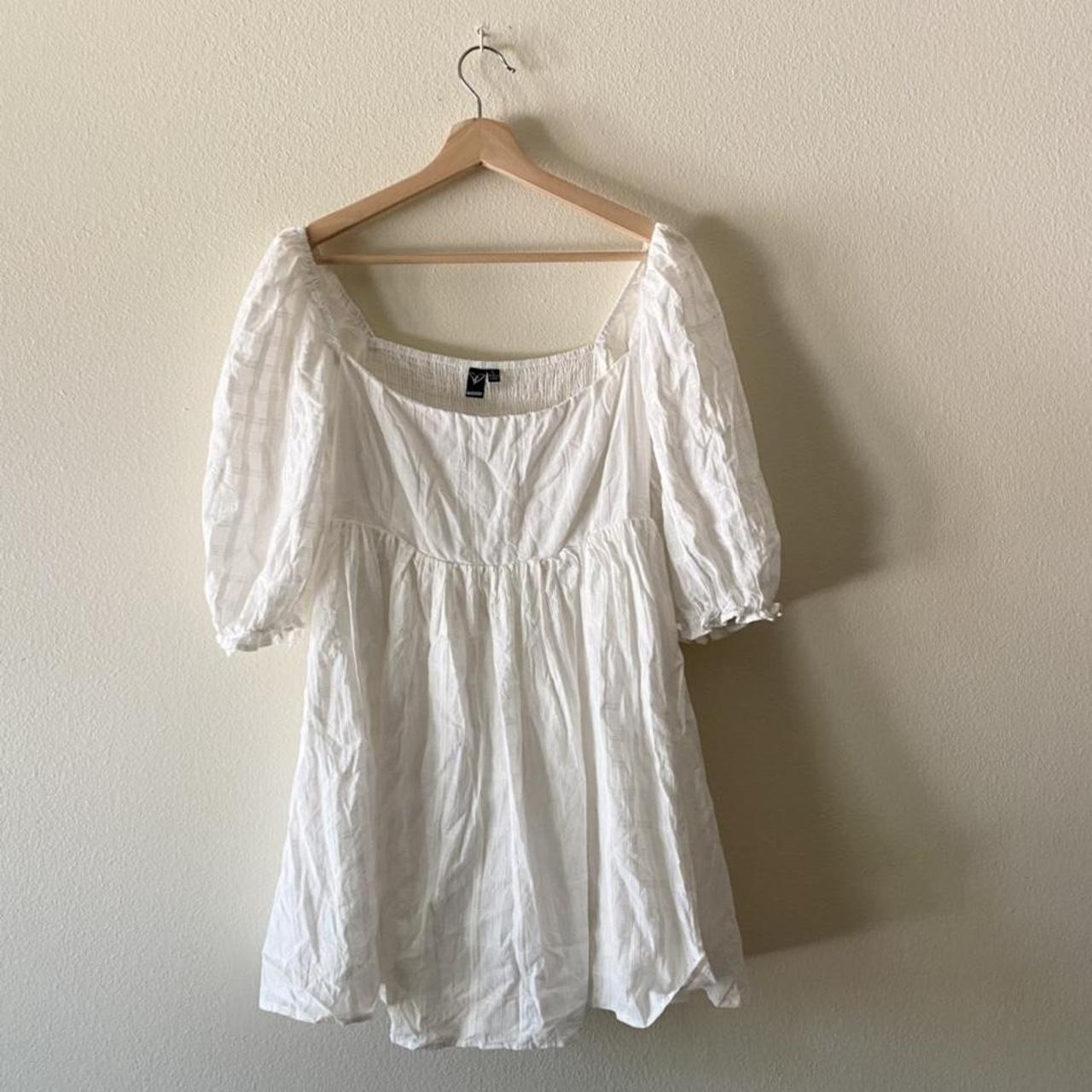 Windsor White Long-Sleeve Babydoll Dress ⭐️ Size... - Depop