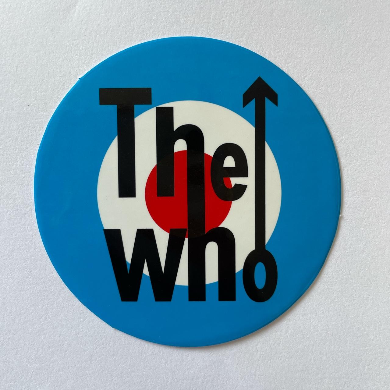 The Who sticker. Re-usable and easy peel to... - Depop