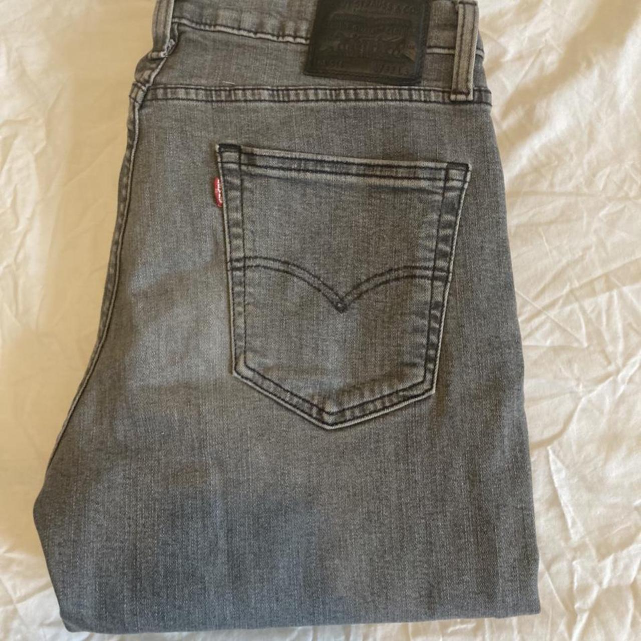 Levi’s Vintage Grey 514 - these are straight fitting... - Depop