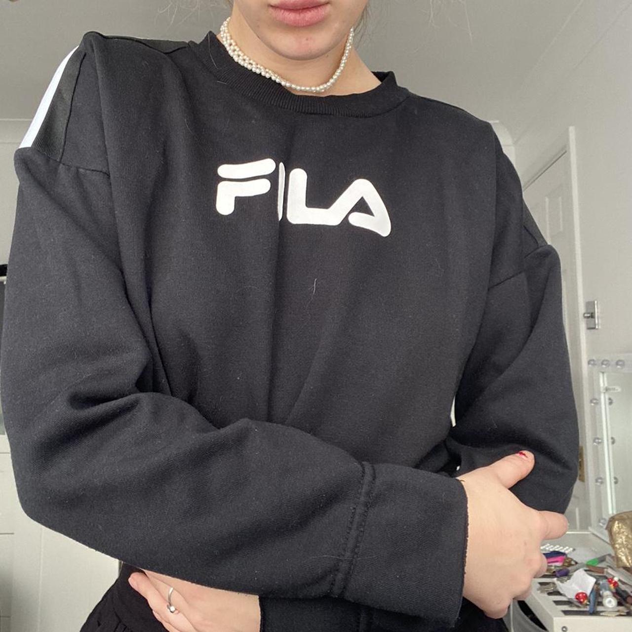 Black fila best sale jumper