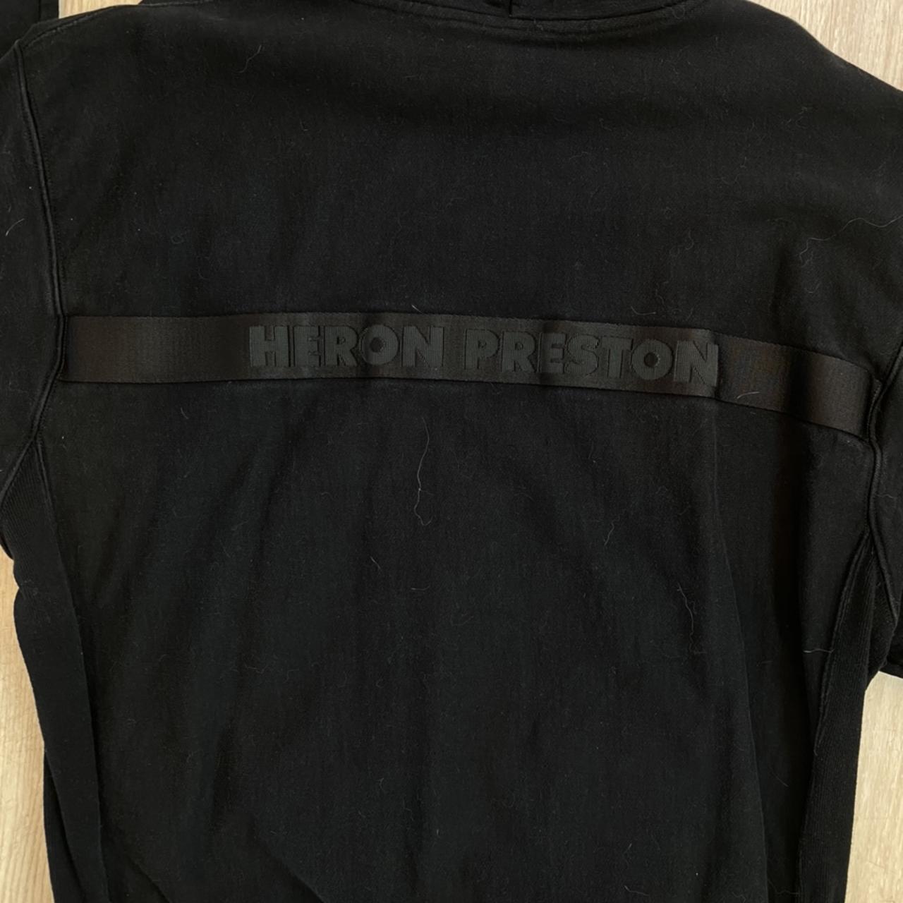 Heron Preston Men's Black and Orange Hoodie (2)