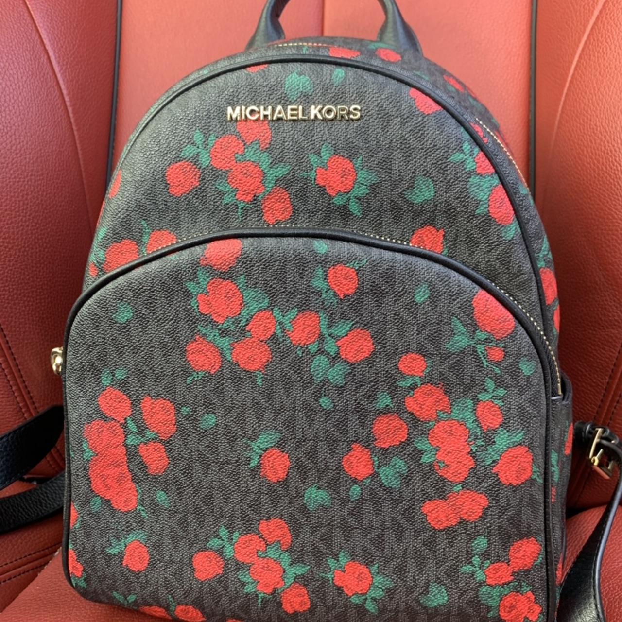 Michael kors abbey hot sale black backpack