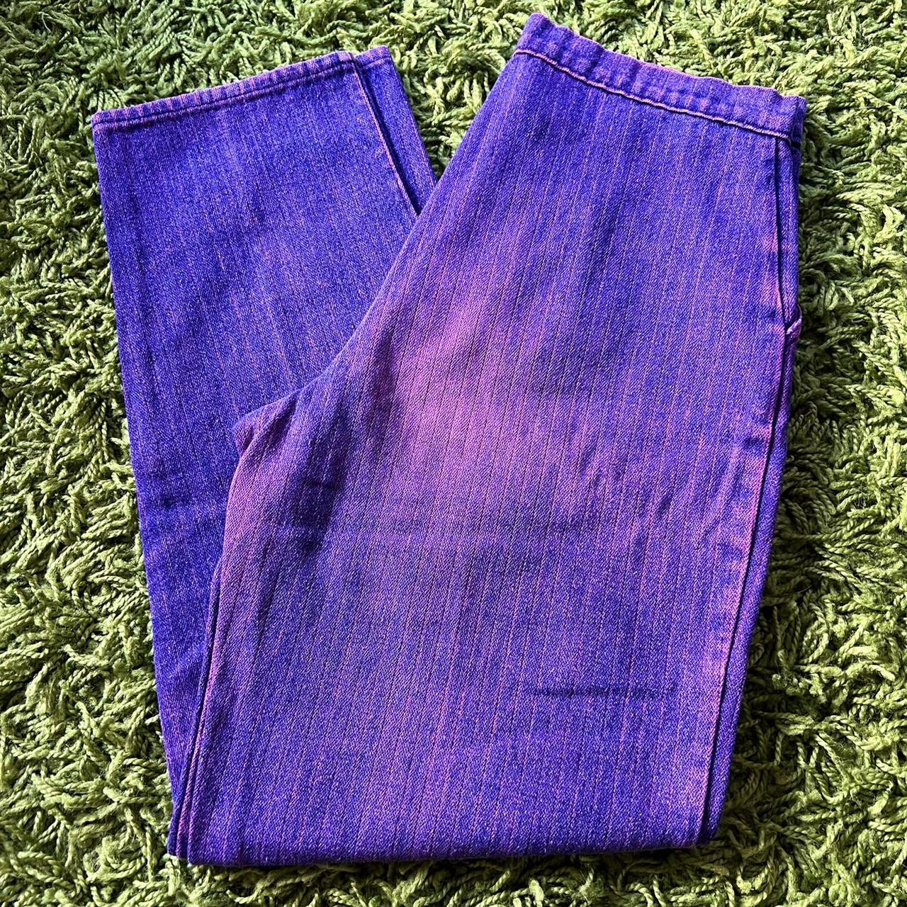 SUPER FUN hot vintage overdyed jeans!! no tags, fits... Depop