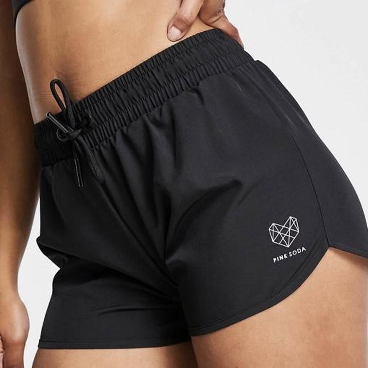NEW COONY WOMEN'S PREMIUM ATHLETIC GYM SPORT WORKOUT SHORTS WHITE S603 