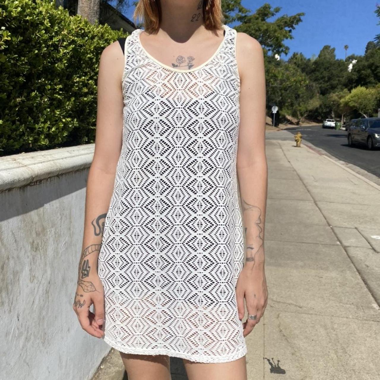 Roxy Women's Cream and White Dress (2)