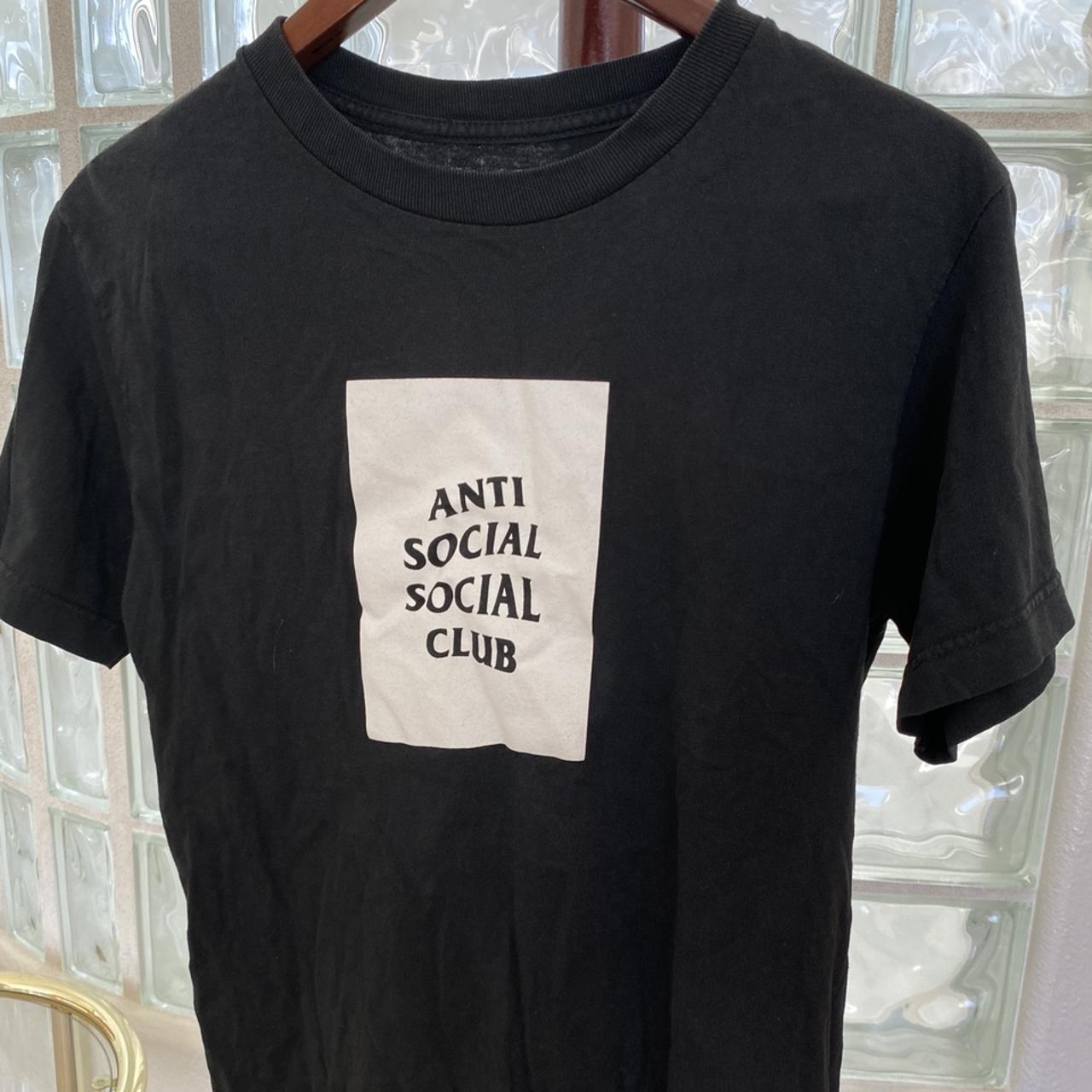 ANTI SOCIAL SOCIAL CLUB BOX TEE SIZE S FITS TIGHT AS... - Depop