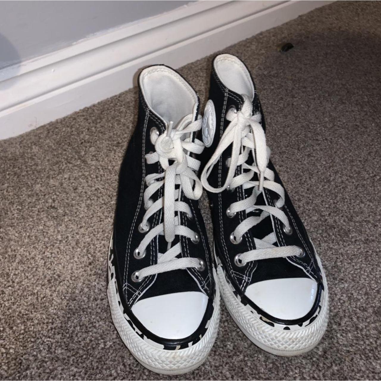 leopard edged converse