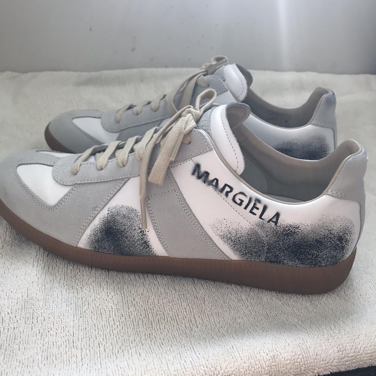 maison margiela replica graffiti sneakers end - Depop