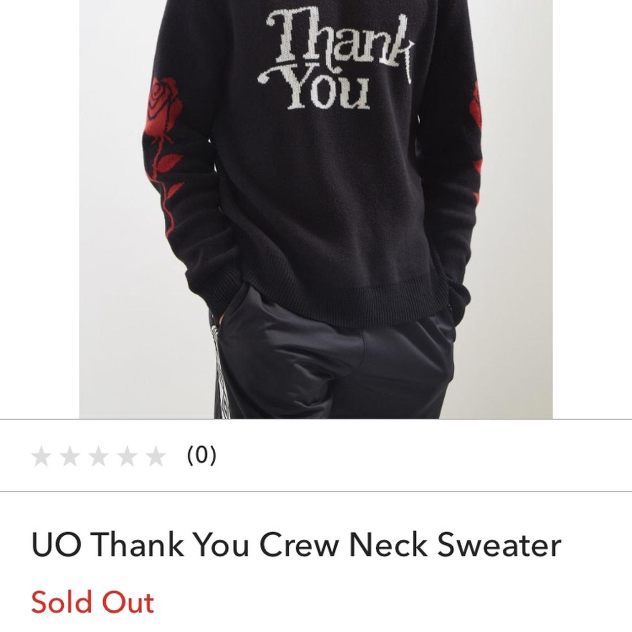 Thank you discount sweater urban outfitters