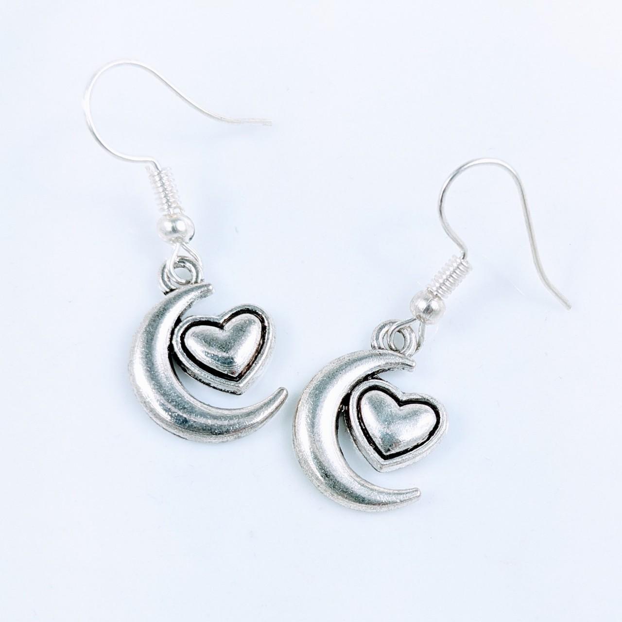 Product Image 1 - Moon Heart Earrings
Brand new. 

Made