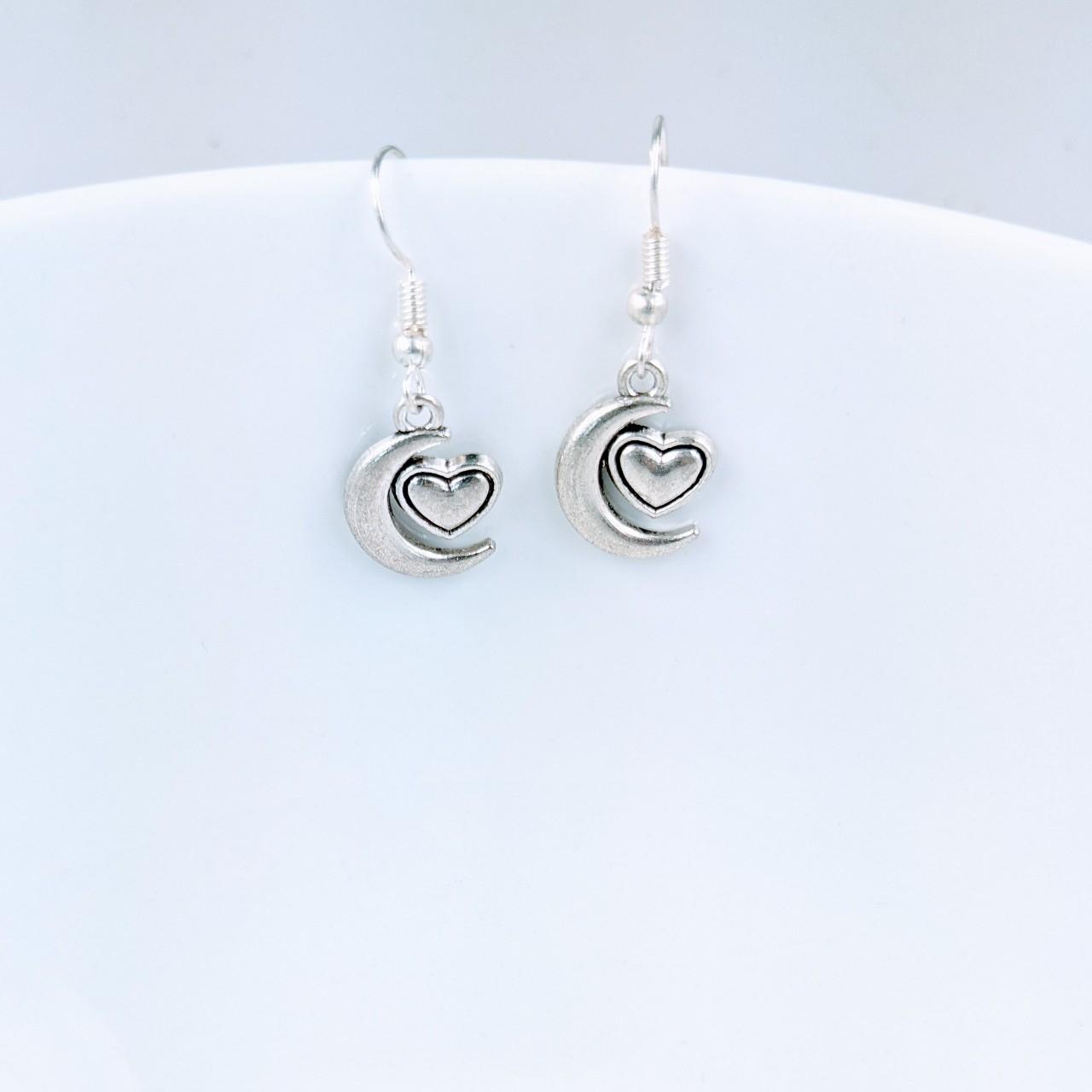 Product Image 2 - Moon Heart Earrings
Brand new. 

Made
