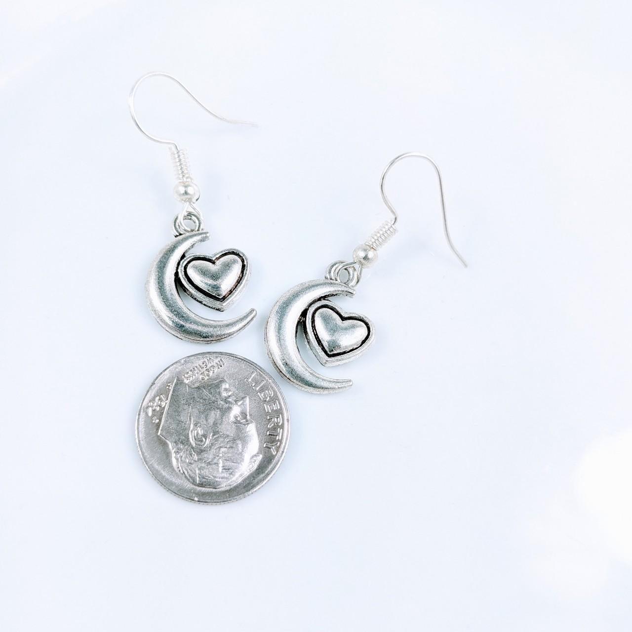 Product Image 3 - Moon Heart Earrings
Brand new. 

Made