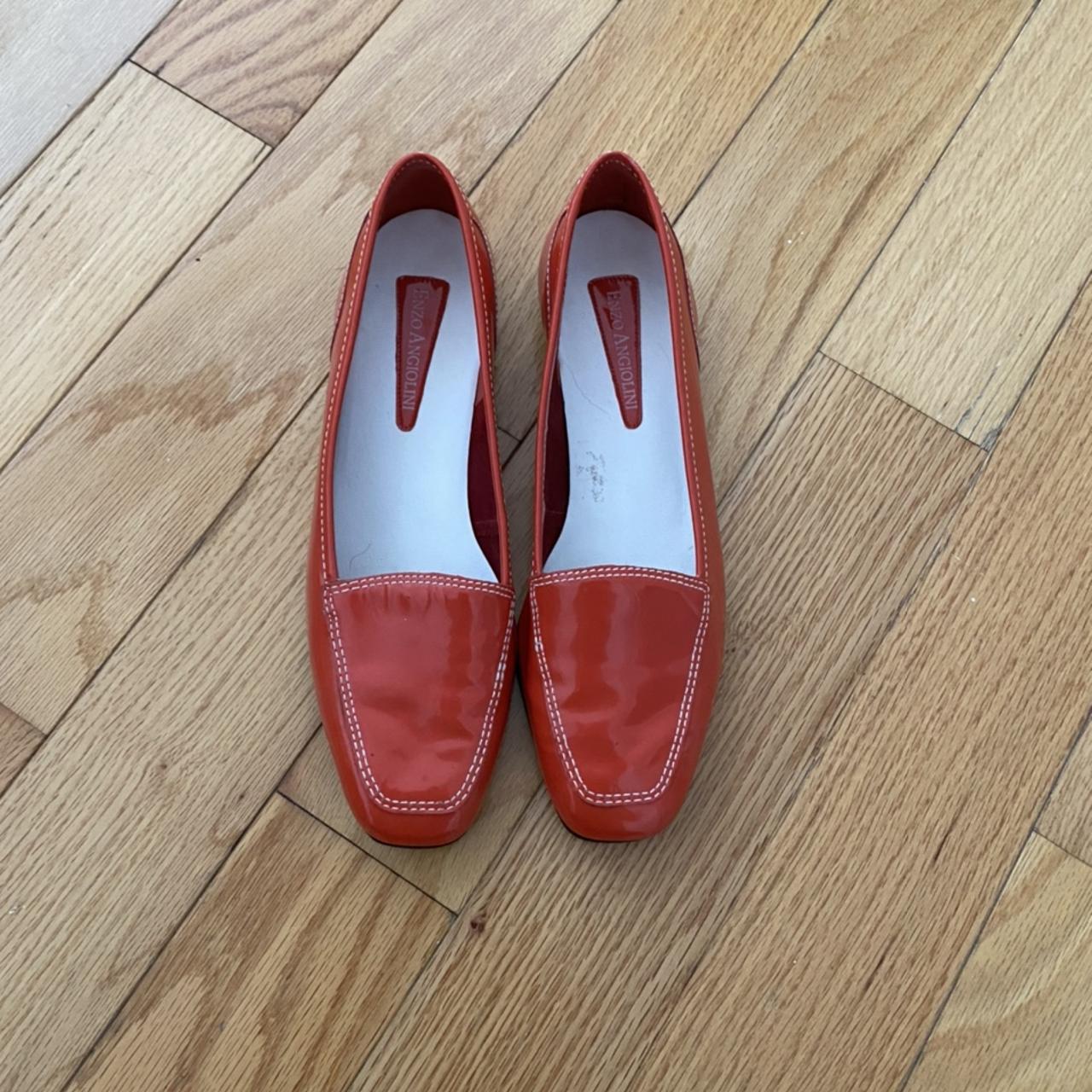 burnt orange loafers womens