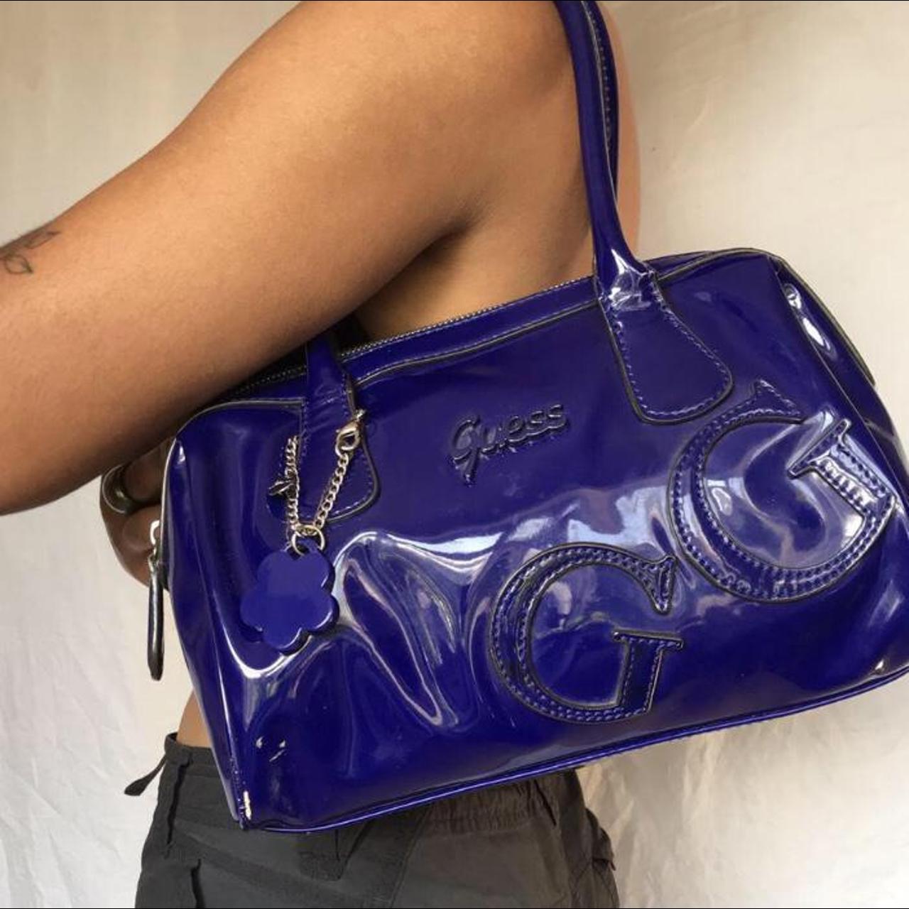 Guess handbag / shoulderbag 💙 Patent leather. ... - Depop