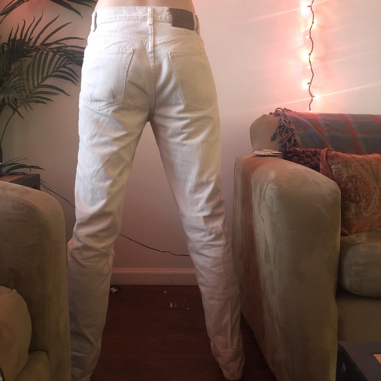 Vintage White Calvin Klein Jeans — bought at a San... Depop