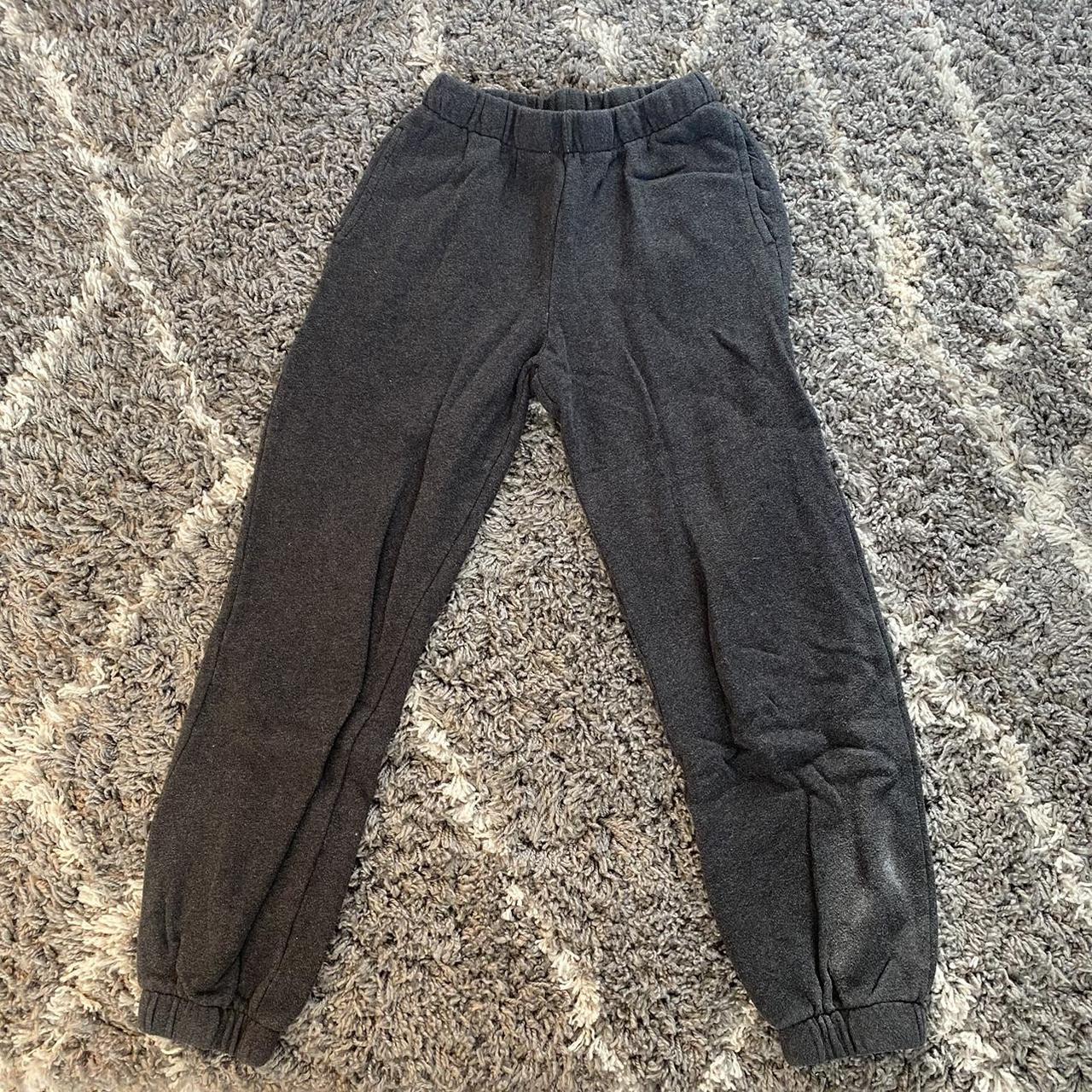 Brandy Melville dark gray sweats Depop