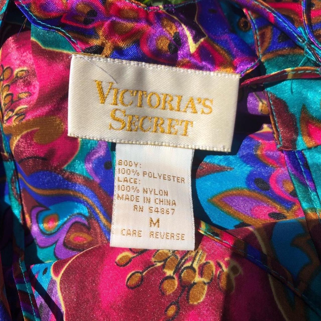 vintage 80s/90s Victoria’s Secret gold tag floral... - Depop