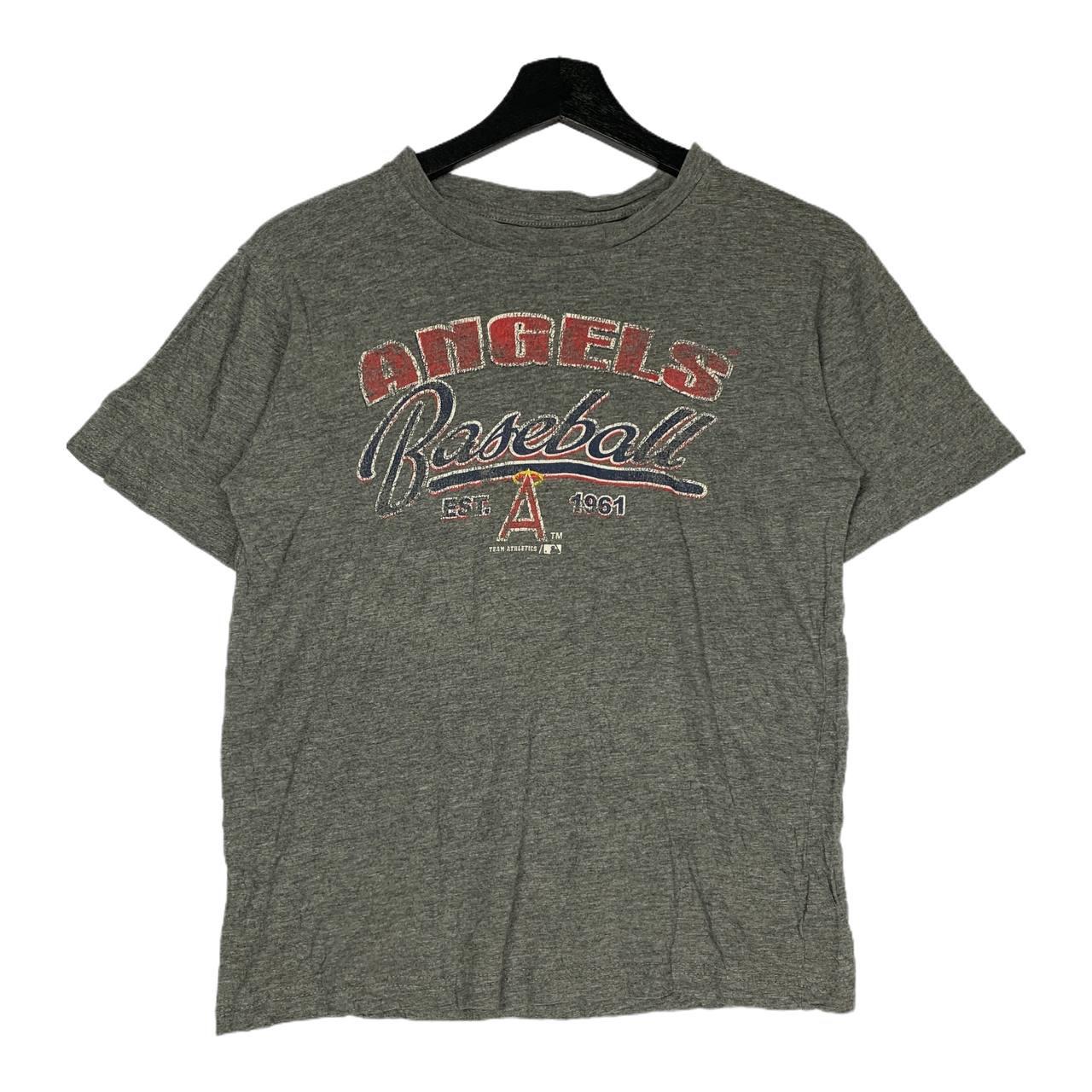 Los Angeles angels baseball t-shirt. Small stain on - Depop