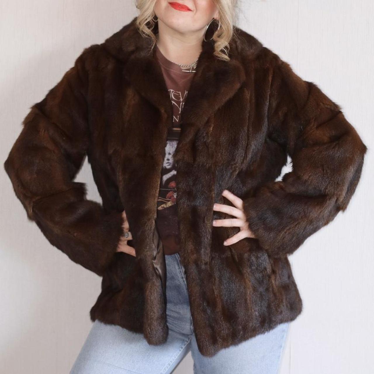 Beaver fur best sale coat