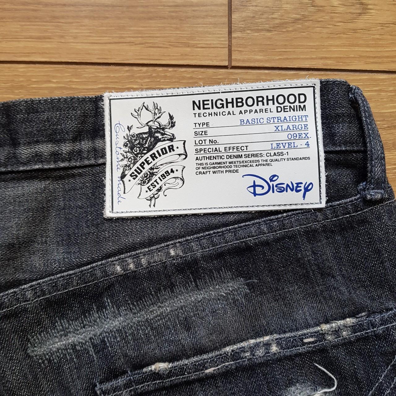 新品　NEIGHBORHOOD×Disney 　NARROW STRAIGHT Neighborhood x Disney 2009 basic straight black | Depop