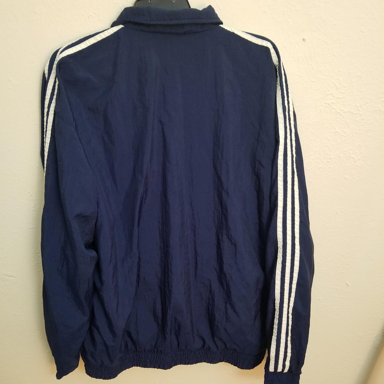 Vintage 80s Adidas track jacket in great used... - Depop