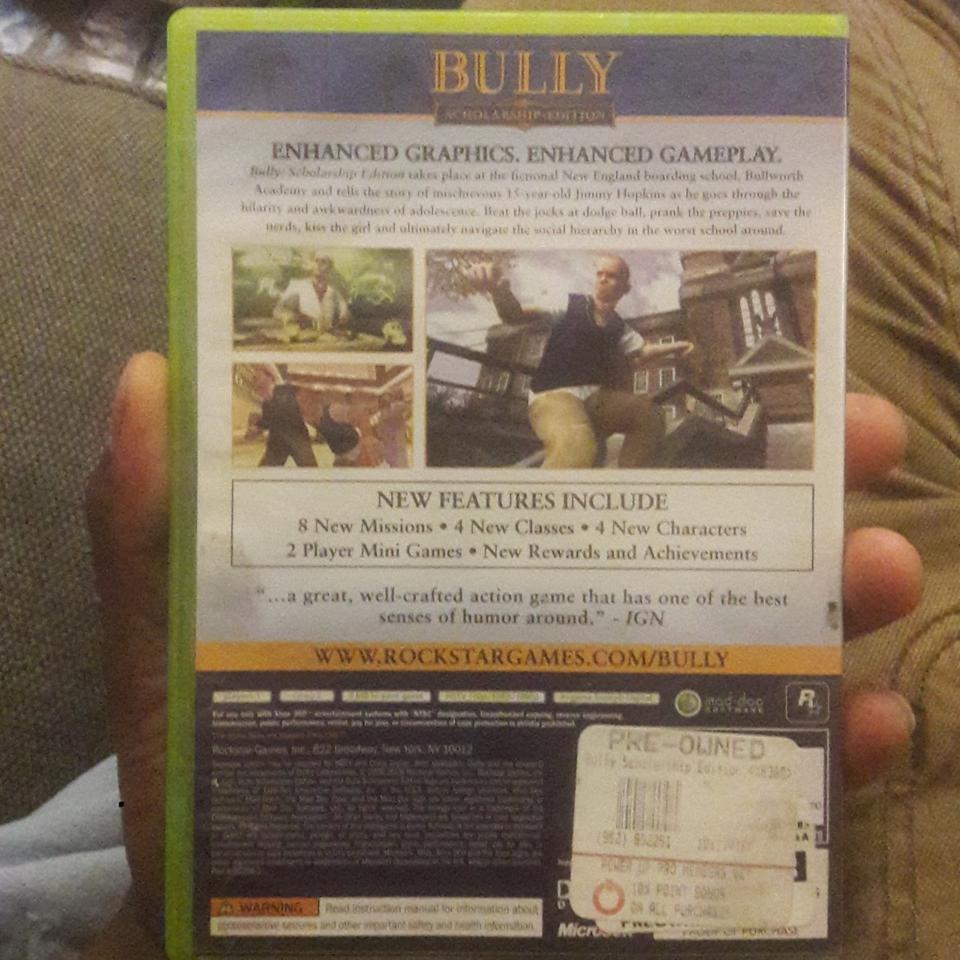 CUSTOM REPLACEMENT CASE NO DISC Bully: Scholarship Edition PS4 SEE  DESCRIPTION