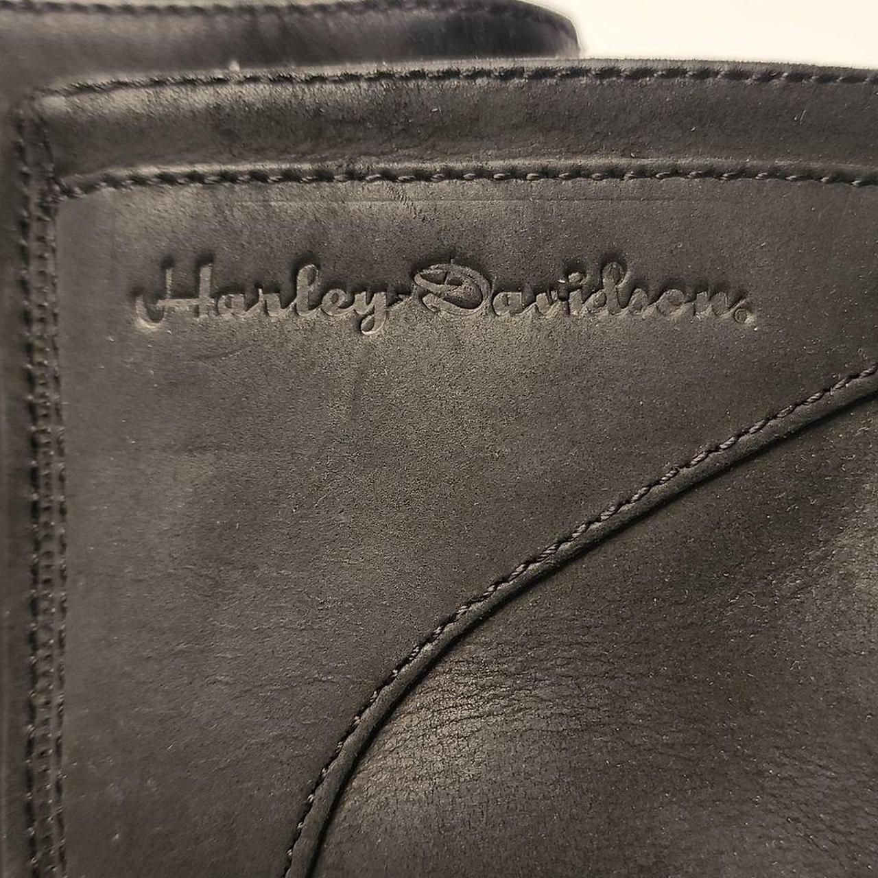 Harley Davidson -All Black Leather... - Depop