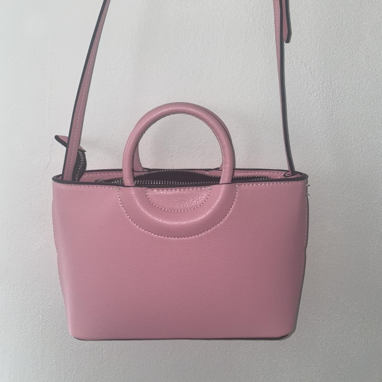 Zara mini tote online bag with round handles