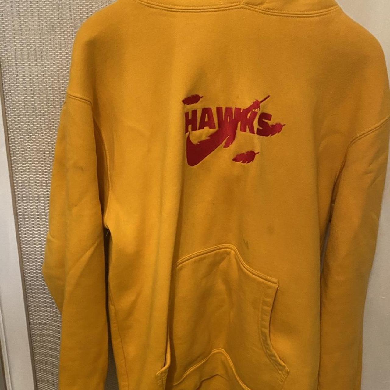 Men's Yellow And Red Hoodie 